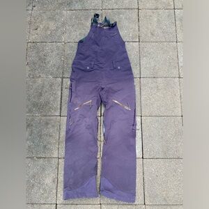 Flylow Foxy Bib in Nebula (purple). Size Medium. Ski/board/snow Pants